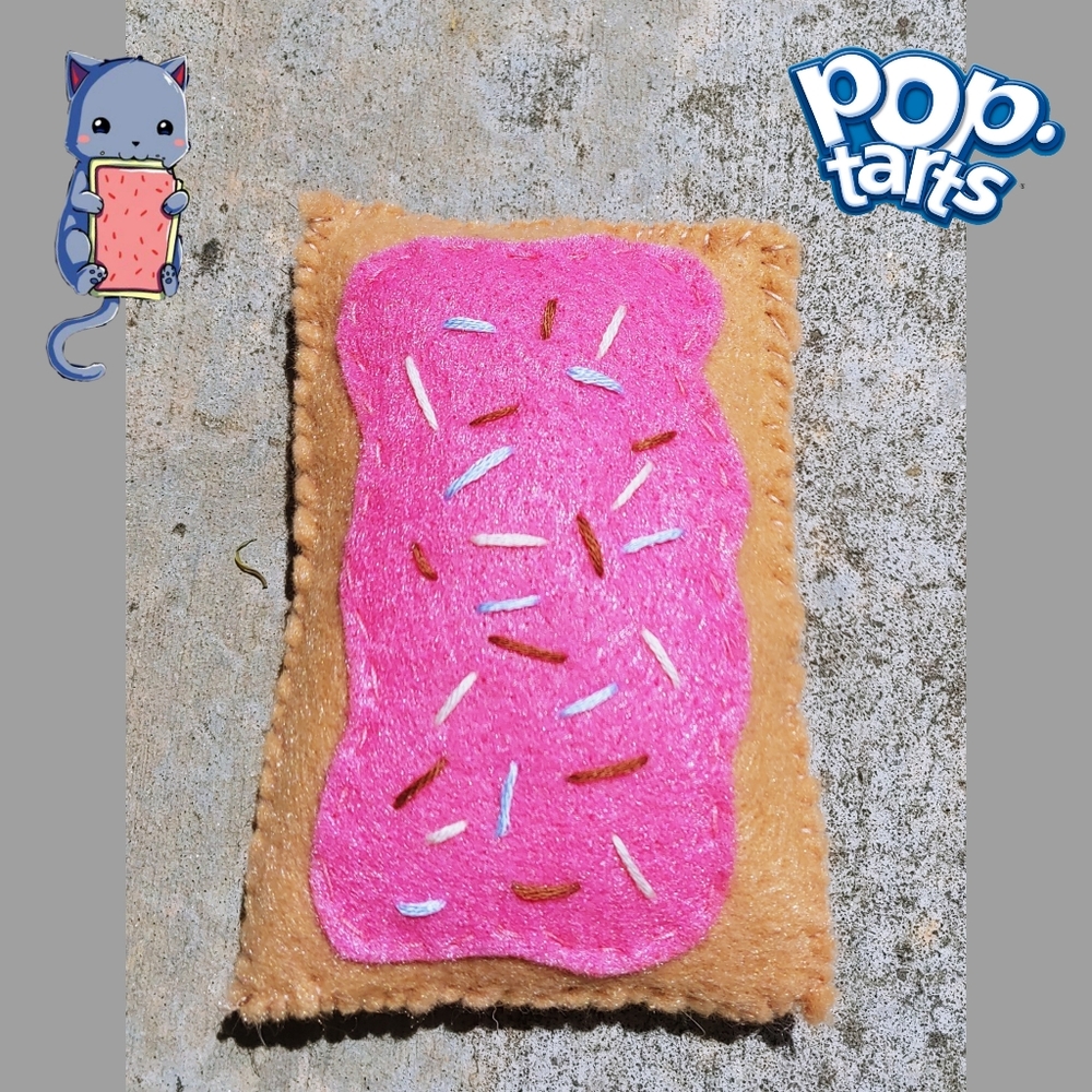 Cherry Pop Tart Cat Toy